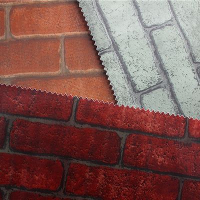 quality Tuğla Tasarımı Yatak Odası PVC Duvar Kağıdı Peel And Stick PVC Film 0.1mm-0.15mm factory