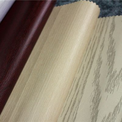 Mobilya Yenilenebilir Ahşap Taneler Film Kendine Yapışkan İletişim Kağıt Rulo 0.08mm-0.15mm